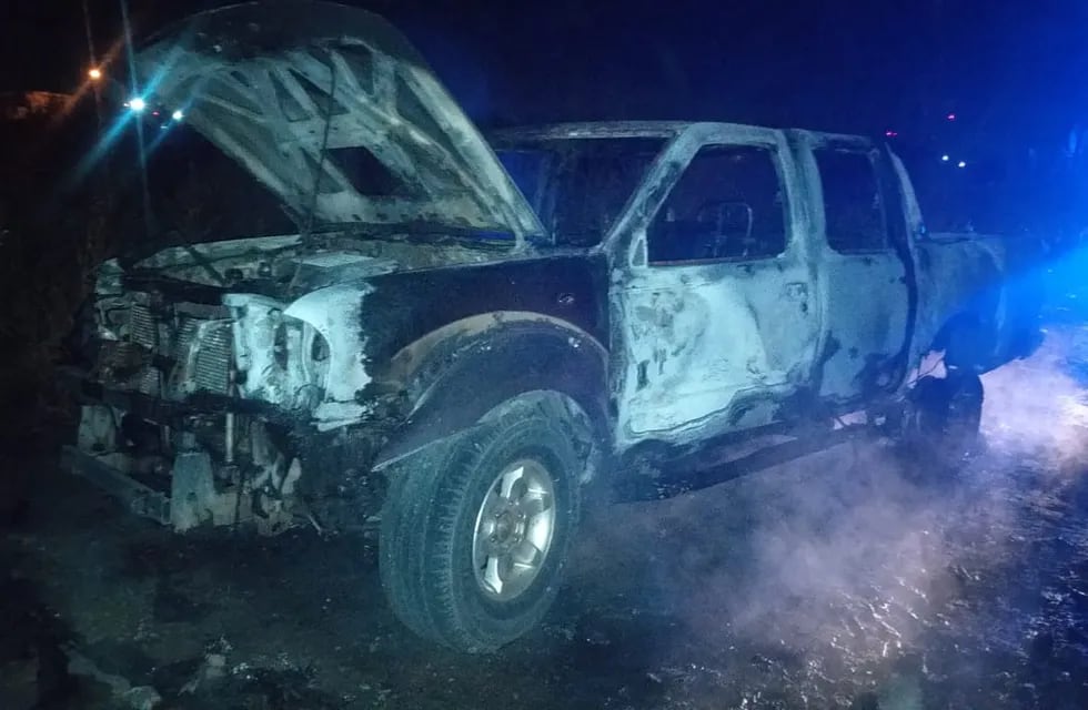 El hombre asaltado y baleado en Guaymallén está en “estado crítico” y encontraron su camioneta incendiada. Foto: Prensa Ministerio de Seguridad de Mendoza.