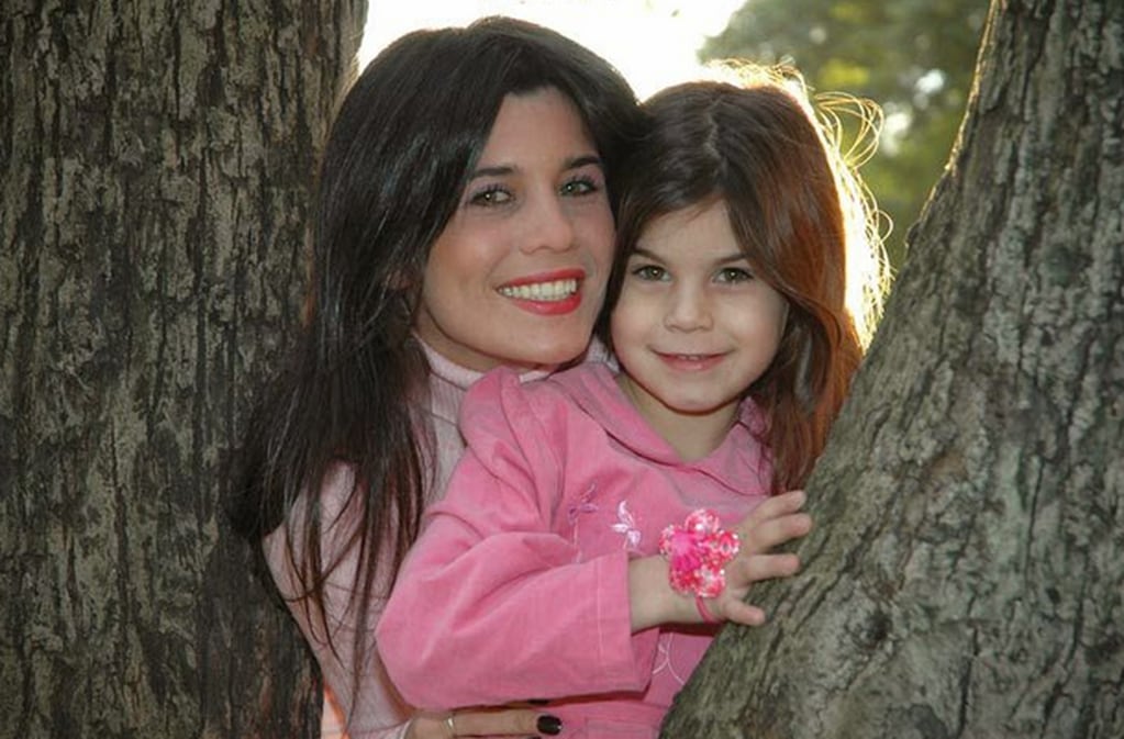 Natalia Quintiliano y su hija Meli.