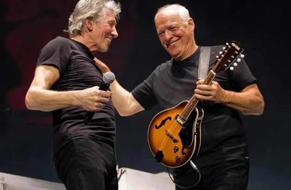 Waters y Gilmour, en un concierto en el que se tuvieron mutuamente como invitados. Era una paz provisoria.