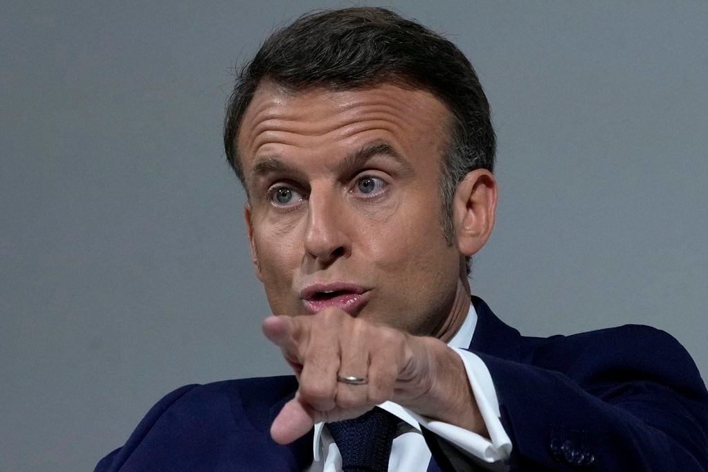 El presidente Emmanuel Macron, complicado en los comicios de Francia (Foto gentileza)