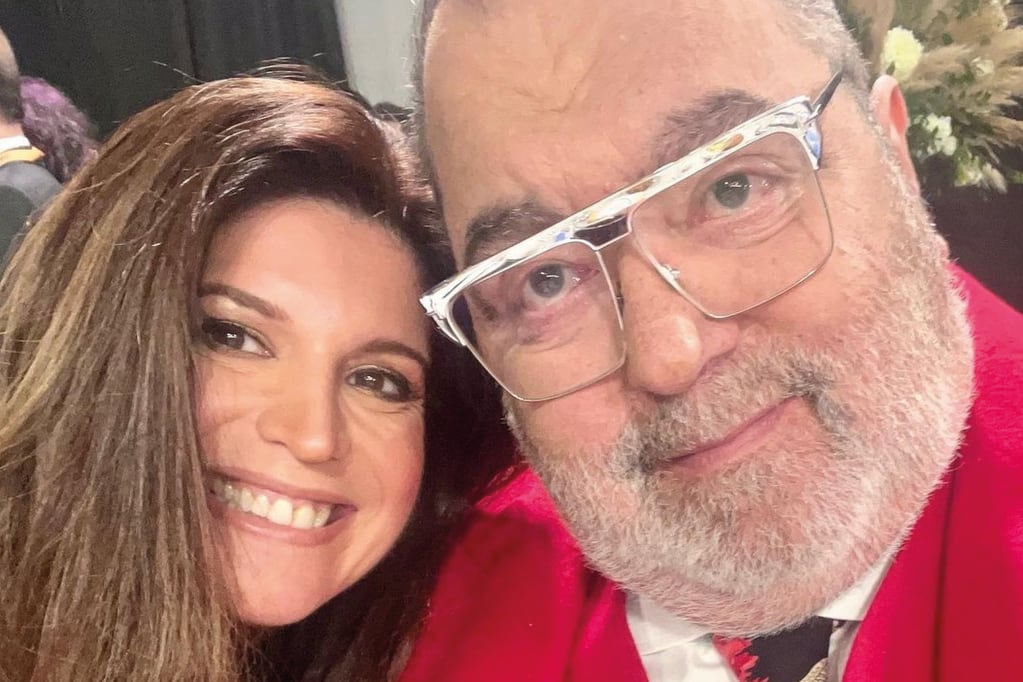 Elba Marcovecchio y Jorge Lanata. (Instagram Elba Marcovecchio)