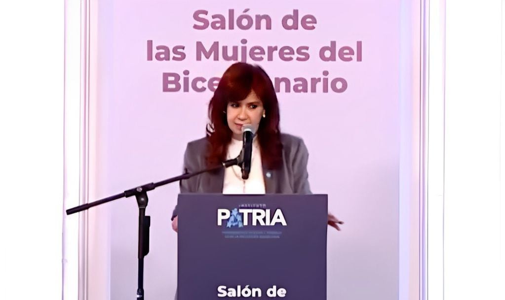 Cristina Kirchner criticó la Ley Bases y cuestionó la macro del gobierno. Foto: Captura de video