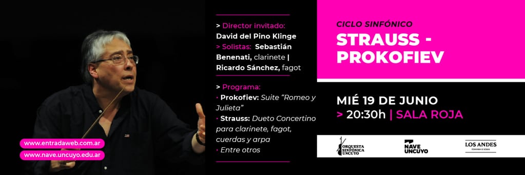 La excelencia del maestro David Del Pino vuelve a Mendoza.
