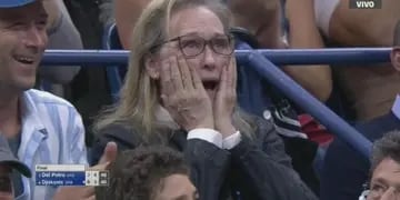 La actriz fue a ver la final del torneo del US Open y quedó impactada ante el juego de los tenistas. Su reacción.