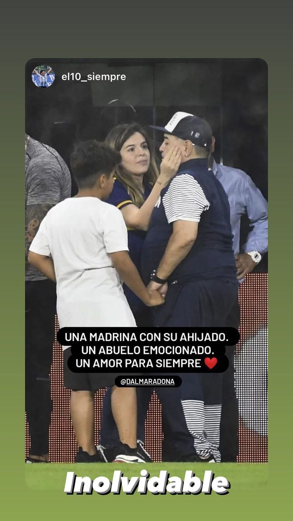 Gianinna Maradona, emocionada por el debut de su hijo en las inferiores de Tigre