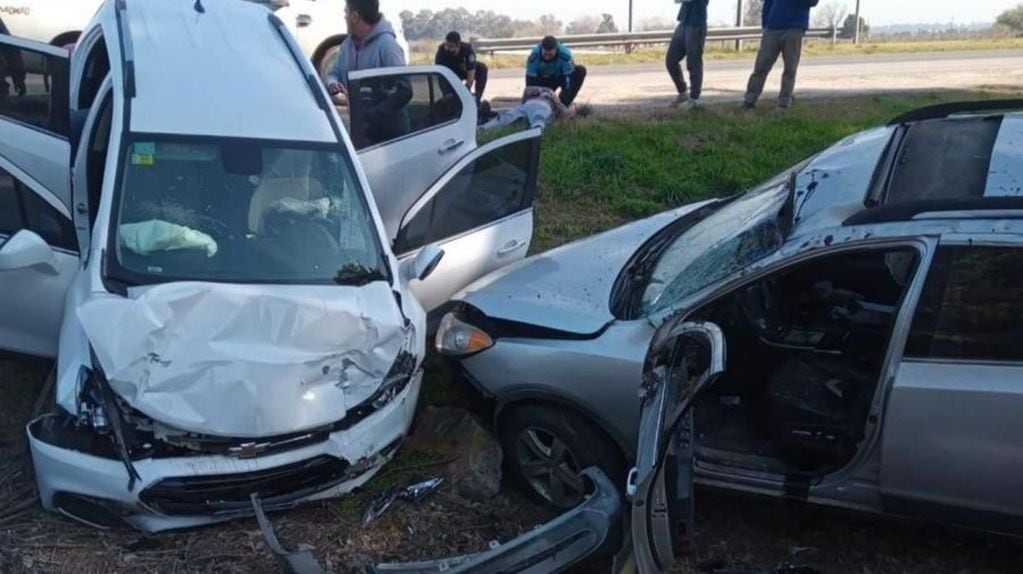 Las imágenes del tremendo accidente que sufrió Rocío Quiroz y su familia