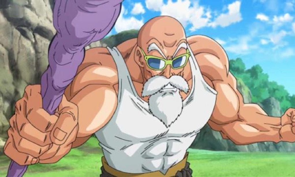 El Maestro Roshi en Dragon Ball Super. Fue cancelado por el Ministerio de las Mujeres en 2021.