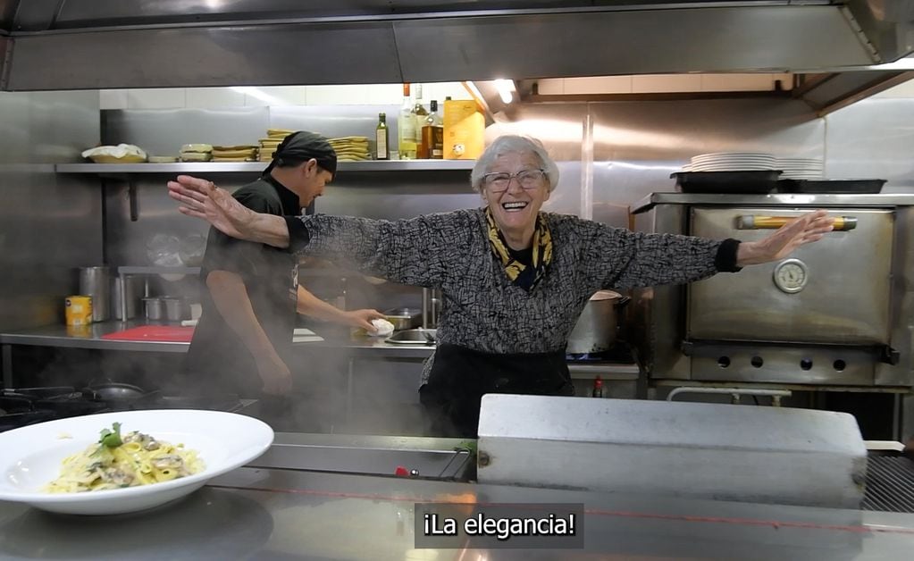 Pasta a la crema con champiñones, la receta secreta de Teresa Barbera. Foto: Marcelo Rolland / Los Andes