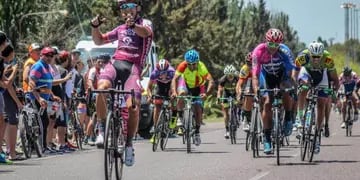 El pedalista de la Municipalidad de Godoy Cruz fue el más rápido en la jornada de ayer.