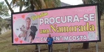 Se quedó viudo y empámpelo con publicidad a Río de Janeiro para encontrar una novia