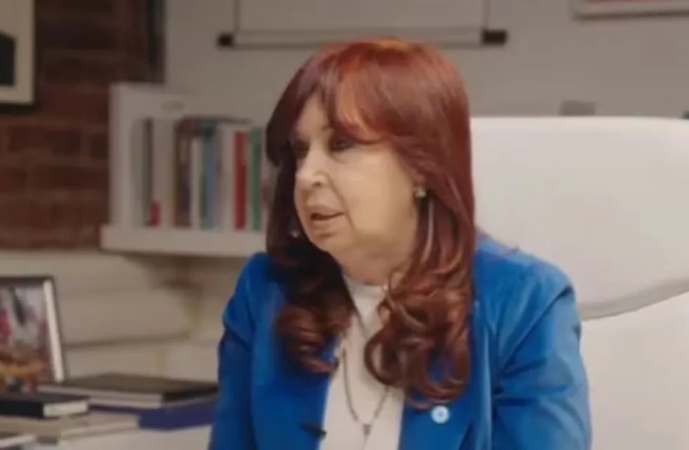 Cristina Kirchner en una entrevista con Pedro Rosemblat.