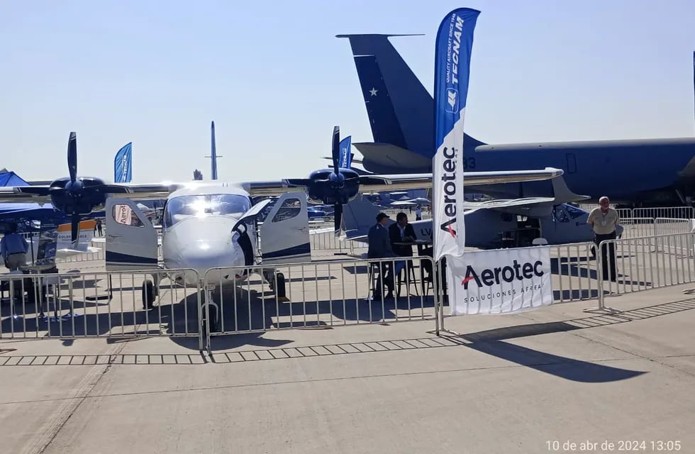 Empresas de Mendoza en la Feria Internacional del Aire y del Espacio.
