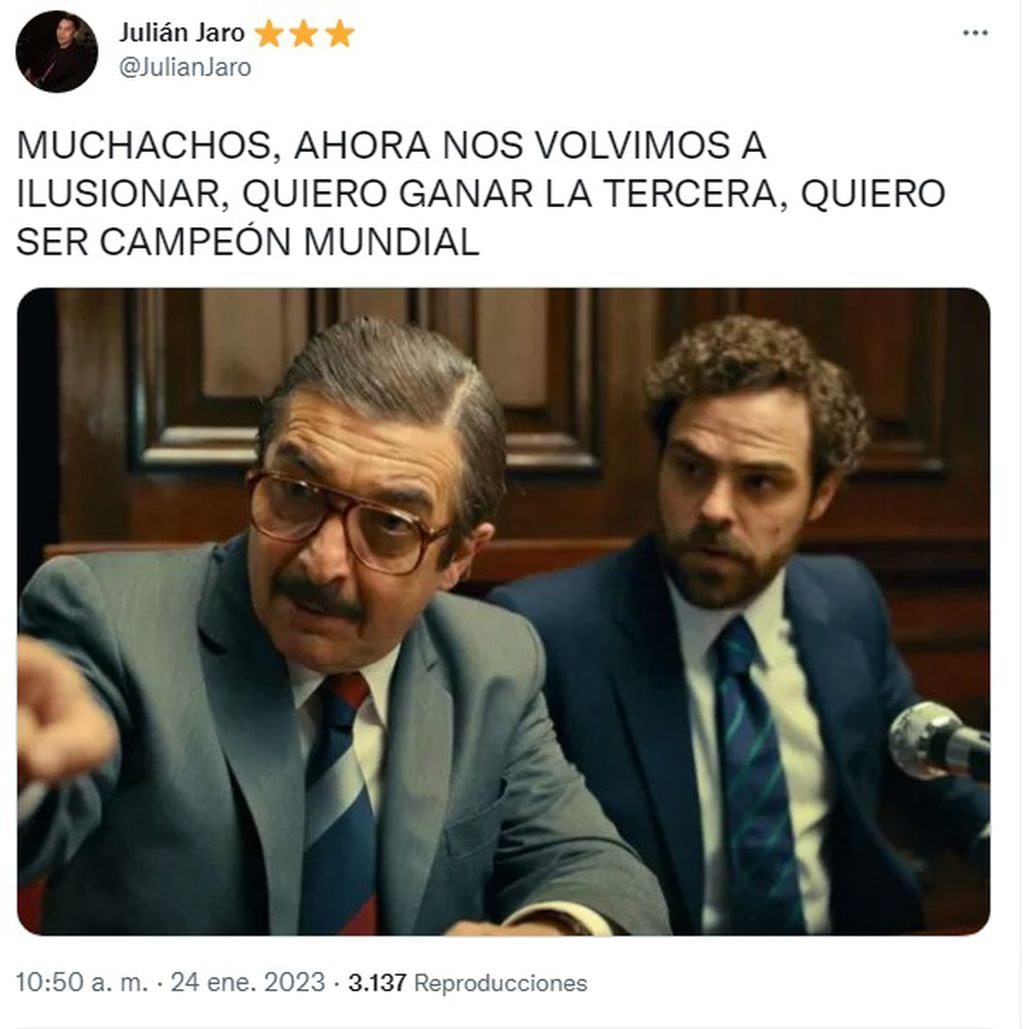 Los memes por la nominación de 'Argentina, 1985' al Óscar