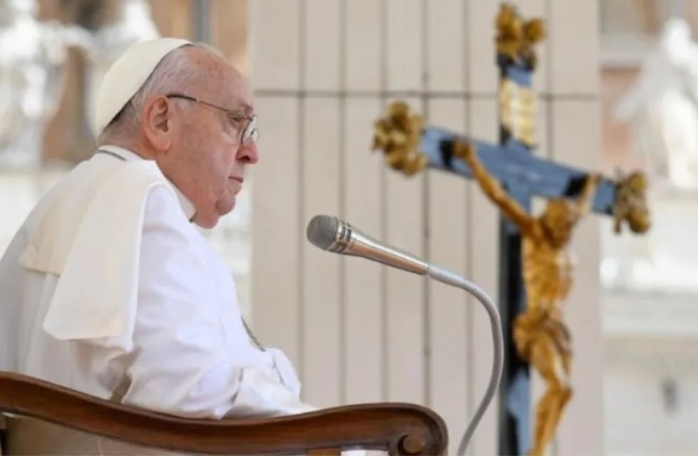 "Necesitamos paz", reiteró el Papa en la Audiencia General. Foto: (VATICAN MEDIA Divisione Foto).