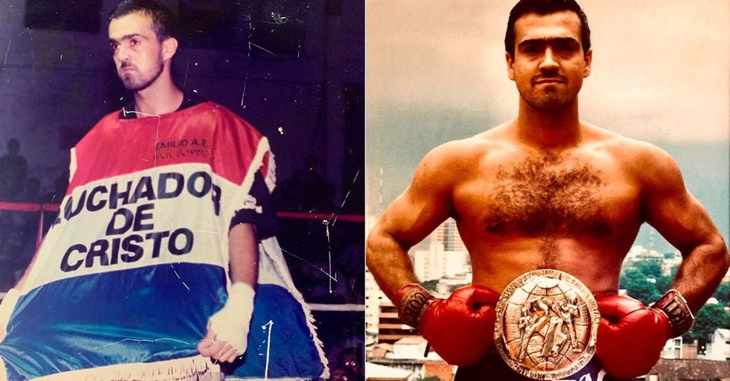 Emilio Agüero Esgaib, el paraguayo campeón de kickboxing que se hizo pastor evangélico y bendijo la Copa América (foto gentileza)