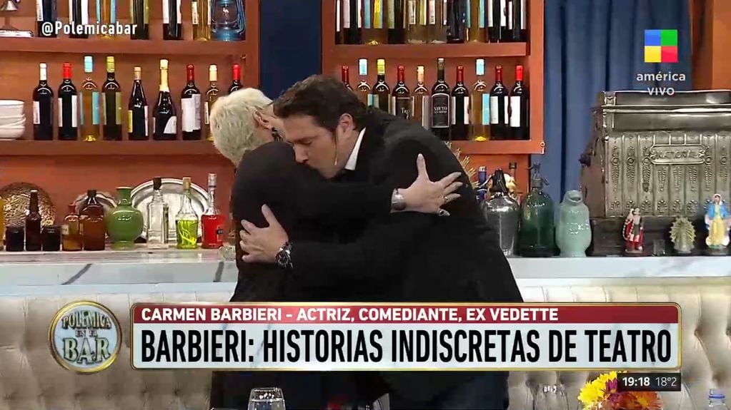Carmen Barbieri y Matías Alé en Polémica en el Bar.