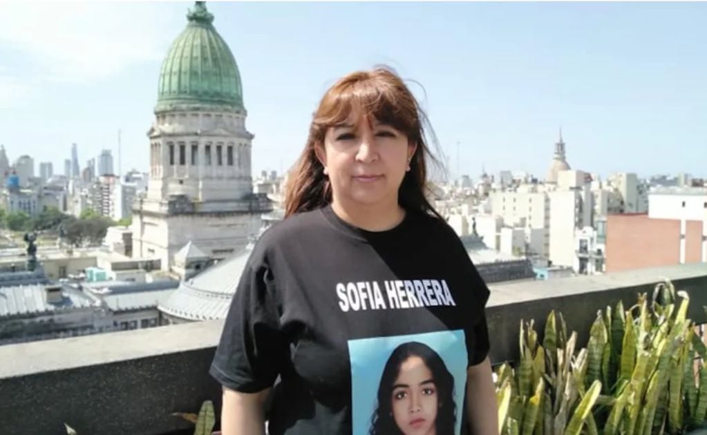 María Elena Delgado, la madre de Sofía Herrera. (Gentileza)