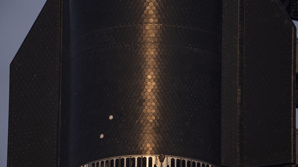 Así es el impresionante cohete Starship. Foto: Space X.