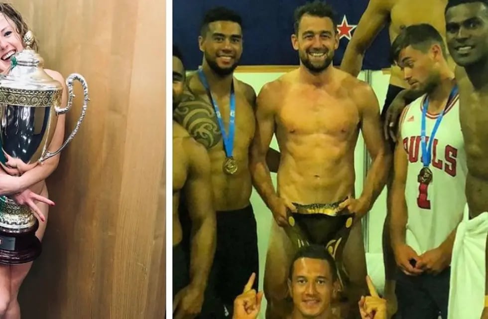 Naked trophy el nuevo desafío que exige posar sin ropa frente a un trofeo
