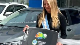 La Reina Nacional de la Vendimia recibió las llaves de su 0km