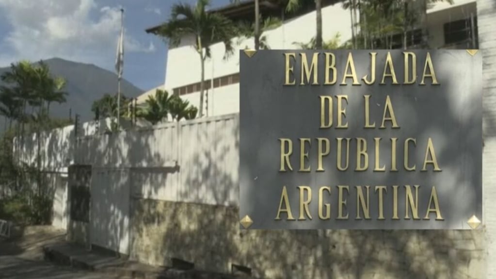 Embajada argentina en Venezuela. Gentileza: Noticias Caracol.