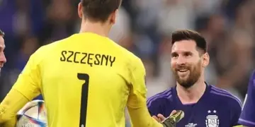 La divertida apuesta entre Lionel Messi y el arquero de Polonia que se hizo viral