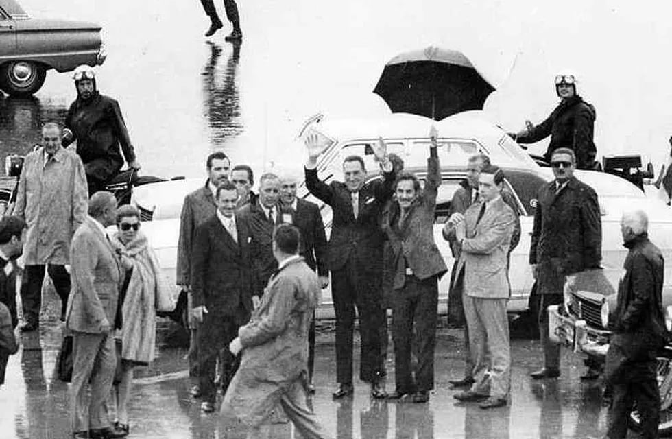 El regreso de Perón, en 1973.