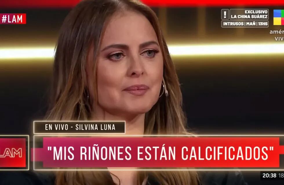 Silvina Luna contó entre lágrimas por qué no puede hacerse un trasplante de riñón (Captura de pantalla)