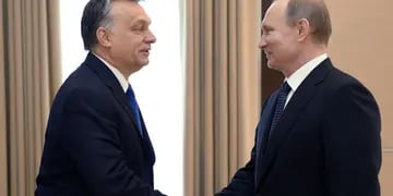 Víktor Orbán y Vladimir Putin