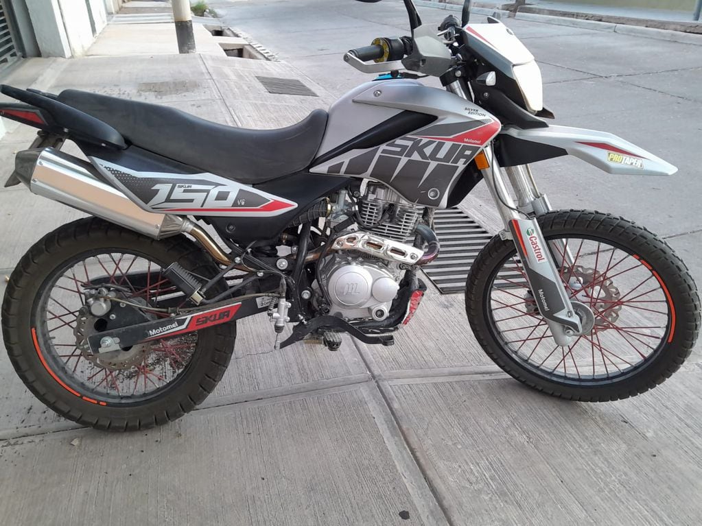 La moto robada en Godoy Cruz - Gentileza