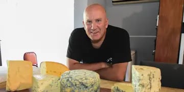 Gustavo Schiavi productor de quesos premiado a nivel nacional.