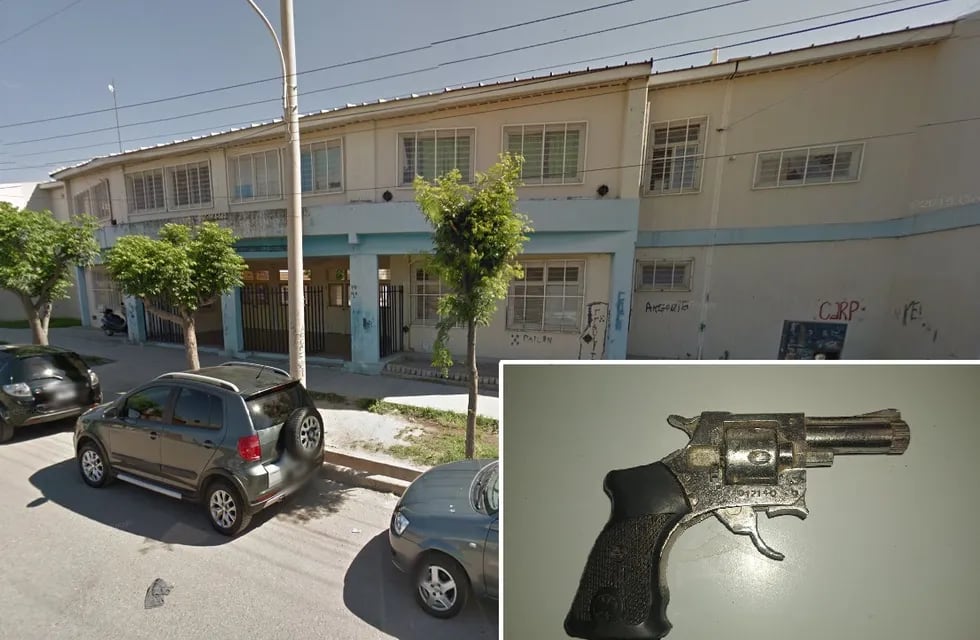 Secuestraron un revólver que alumnos habían tirado en la puerta de una escuela en Las Heras