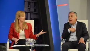 Alfredo Cornejo y Fernández Sagasti en Canal 7.