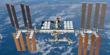  La Estación Espacial Internacional es un centro de investigación en la órbita terrestre, que podrá verse hoy a simple vista desde cualquier parte de Mendoza. - Gentileza