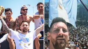 La emoción de Lionel Messi