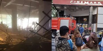 Se derrumbó el techo del Cinemark de Palermo: suspendieron todas las funciones