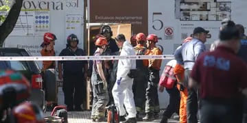 Dos adultos mayores murieron tras el derrumbe de una obra en construcción en Caballito