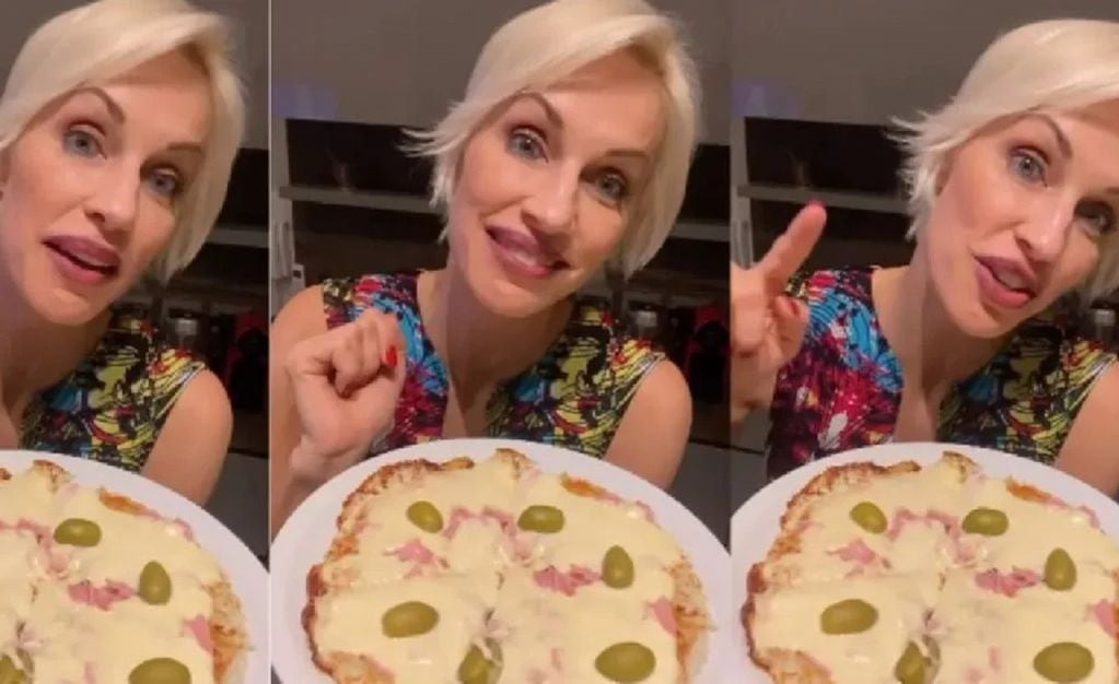 Así se hace la receta de pizza de papa de la modelo.