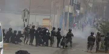 Las protestas en Perú (DPA).