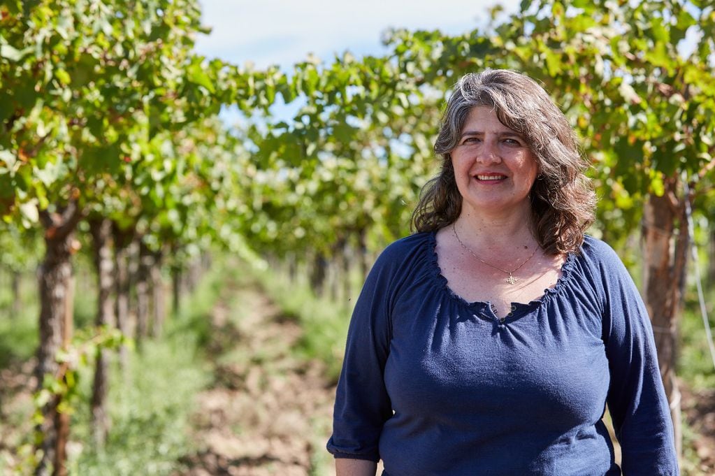 Elizabeth Lopresti es bioquímica y farmacéutica, pero se dedica de lleno a la vitivinicultura.