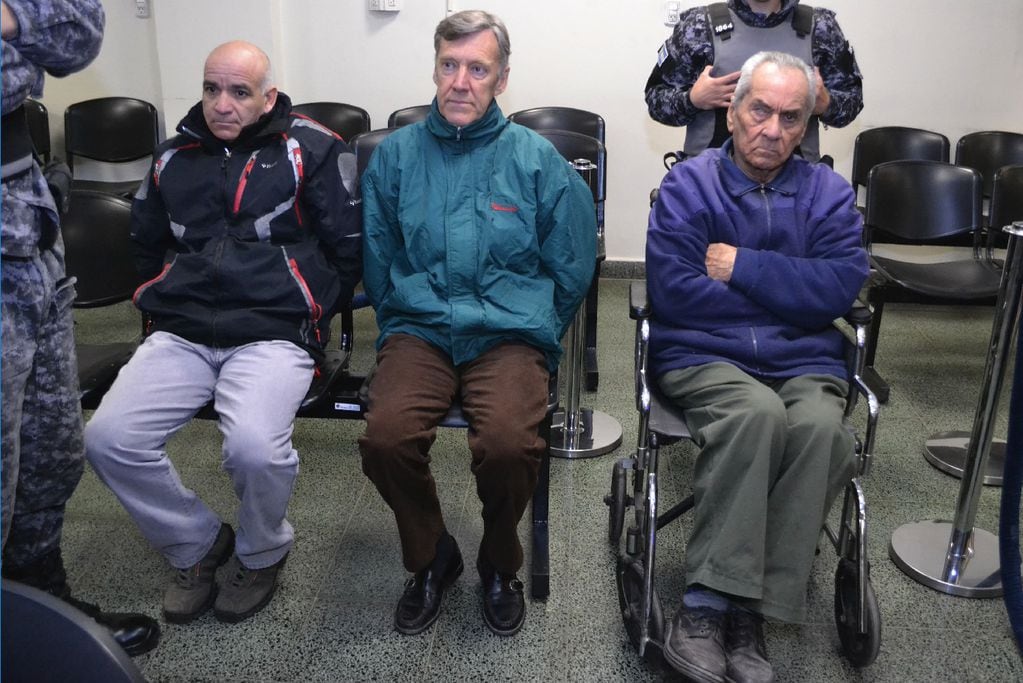 El  jardinero Armando Ramón Gómez, el cura Horacio Corbacho Blank y el sacerdote Nicolás Bruno Corradi Corradi, condenados a 18, 45 y 42 años respectivamente por abuso sexual y corrupción de menores.