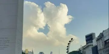 Las nubes y Maradona