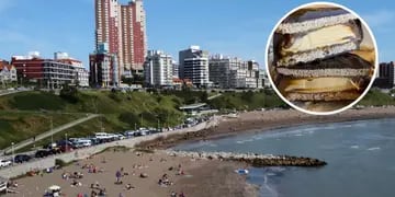 Un particular alfajor es el más elegido en la Costa argentina: cuesta $1.600 y le hace competencia a los churros