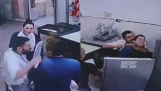 Un chef amenazó a otro empleado con un cuchillo