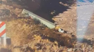 Un camión desbarrancó en Alta Montaña, Luján de Cuyo