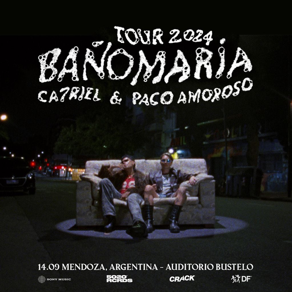 CA7RIEL y Paco Amoroso llegan a Mendoza con su nueva gira. / Prensa