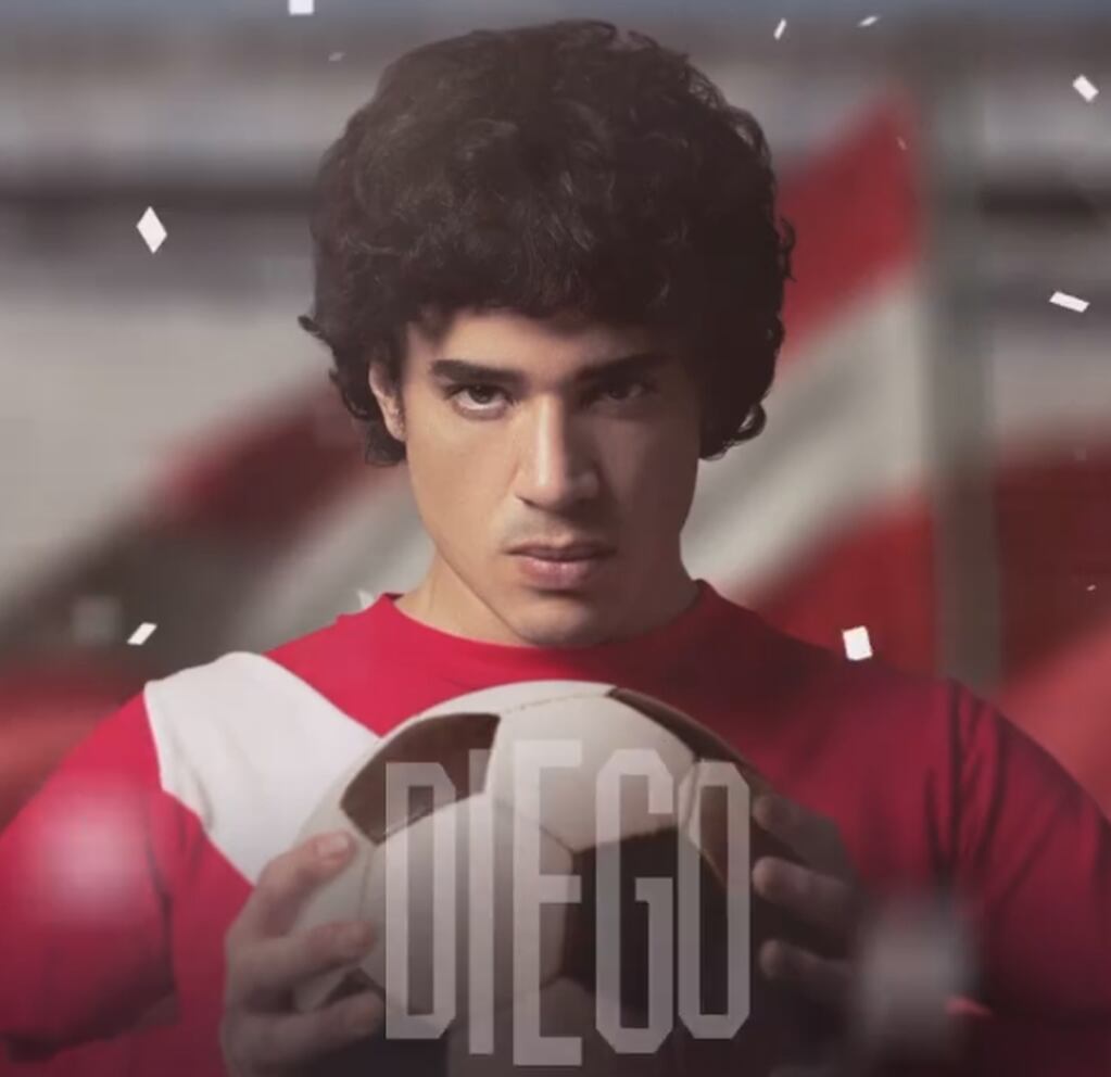 Nicolás Goldschmidt, el Diego adolescente, en “Maradona: Sueño bendito”.