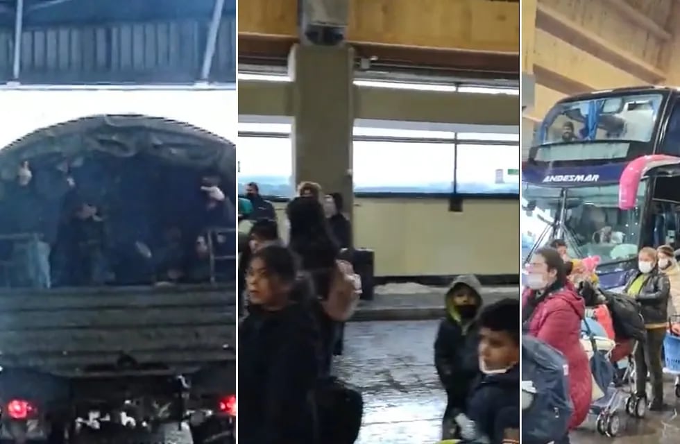 Un video muestra cómo la hinchada de Colo Colo fue rescatada antes que los niños y adultos mayores.