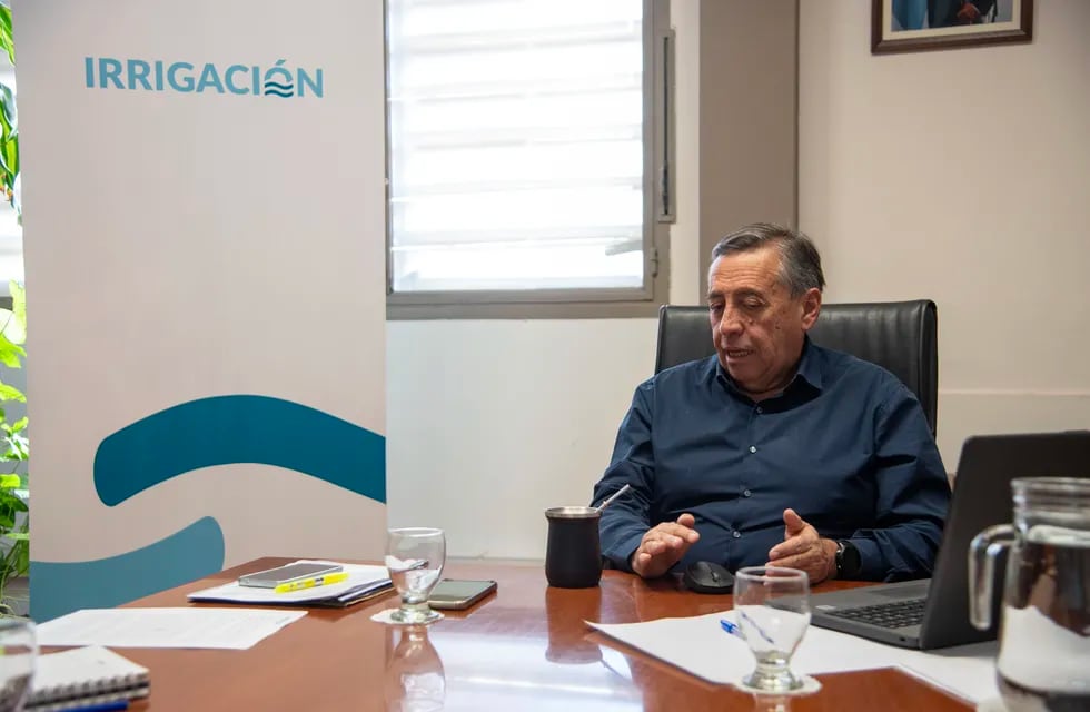 Sergio Marinelli, superintendente de Irrigación. Foto: Prensa Irrigación