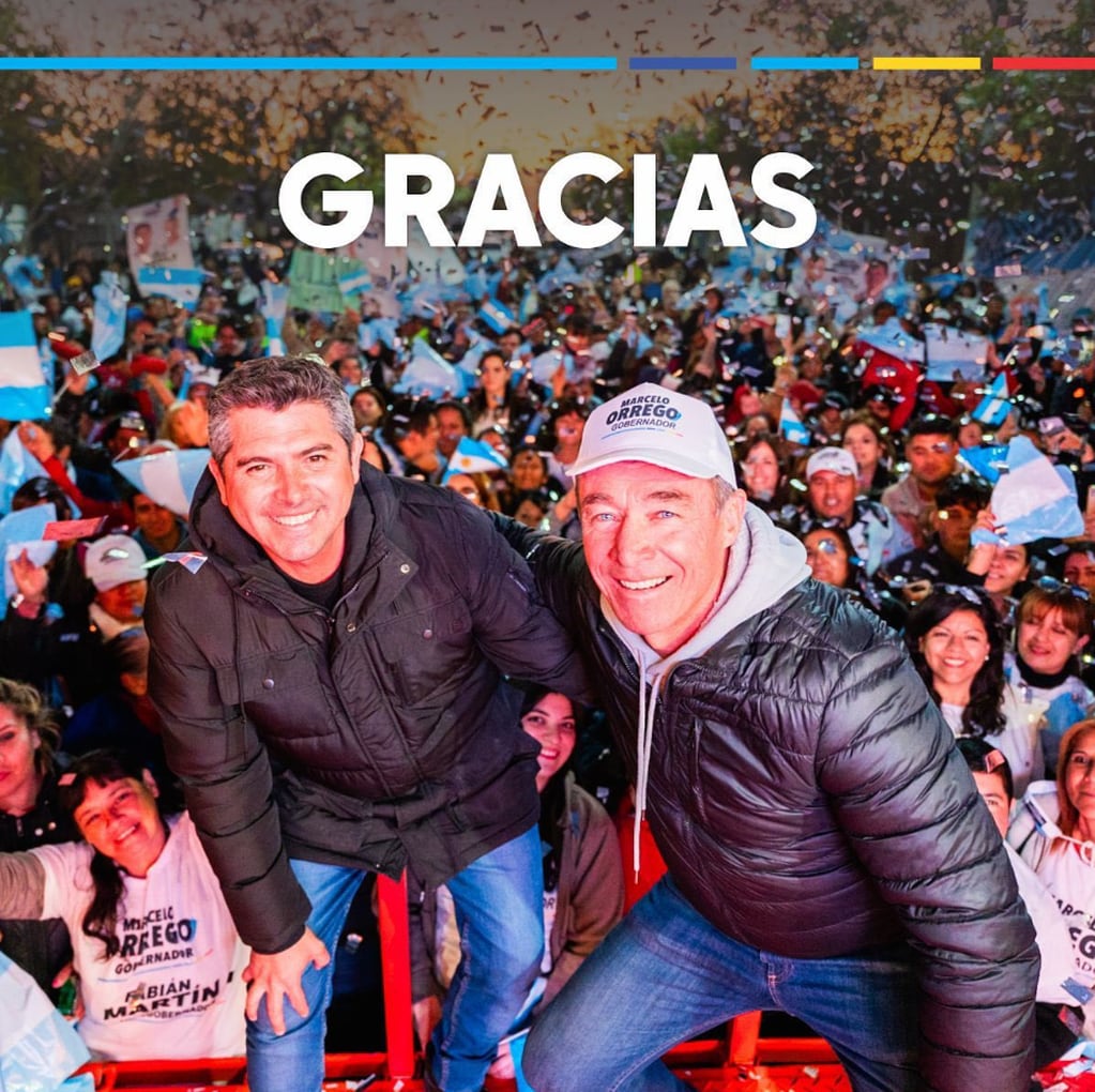 Posteo de Marcelo Orrego tras conocer su victoria en las elecciones. Foto: Instagram / @drmarorrego